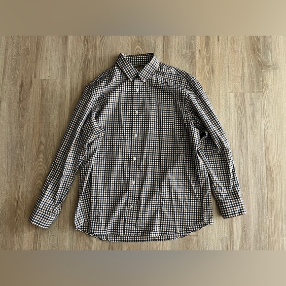 Duluth Trading Co. Men's Wrinklefighter Relaxed Fit Long Sleeve Shirt Plaid XL - Picture 1 of 7